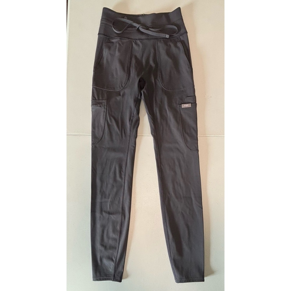 FIGS Women's XS Gray High Waisted Skinny Scrub Leggings